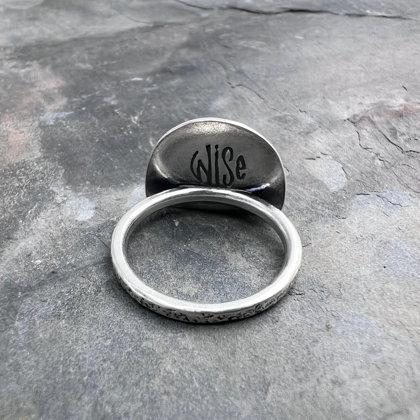 Genuine Aquamarine Sterling Silver Ring | Light Blue Natural Stone Arch Ring