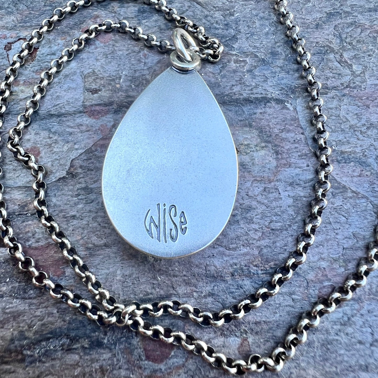 Labradorite and Rainbow Moonstone Sterling Silver Necklace - Handmade One-of-a-kind Pendant on Sterling Silver Chain