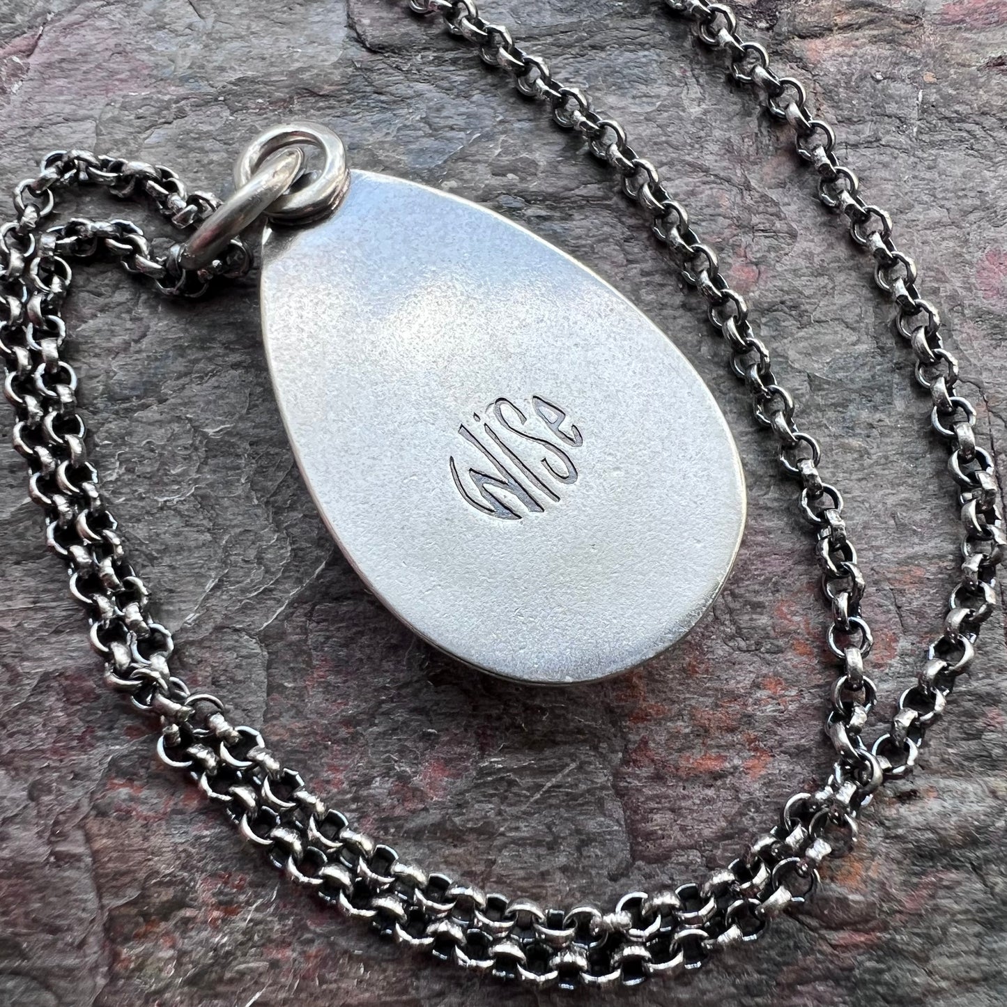 Sterling Silver Lapis Necklace One of a Kind