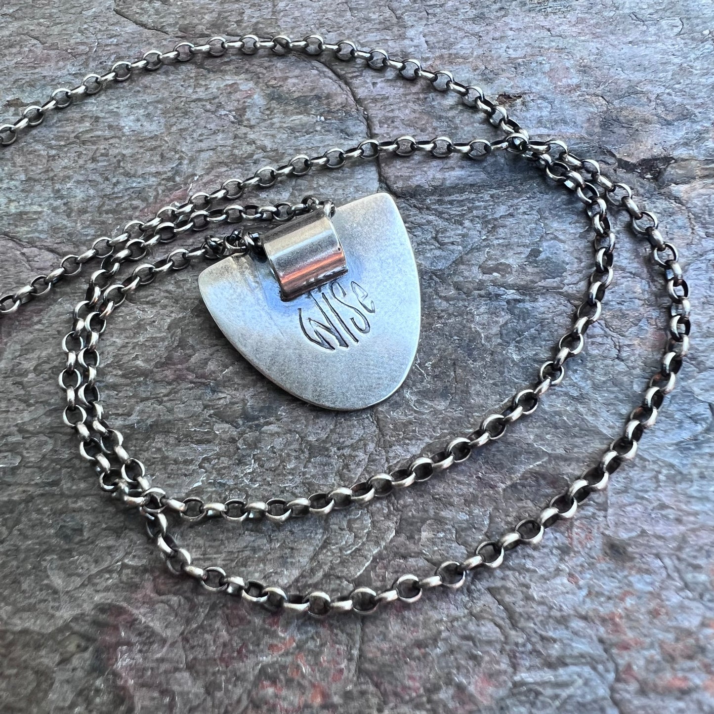 Opal Sterling Silver Necklace - Handmade Opal Triplet Pendant on Sterling Silver Chain