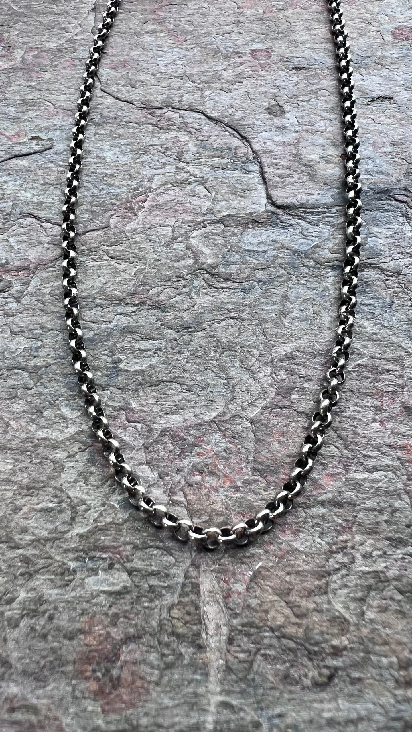 Sterling Silver 2.5mm Rolo Chain - Adjustable Chain with Extender