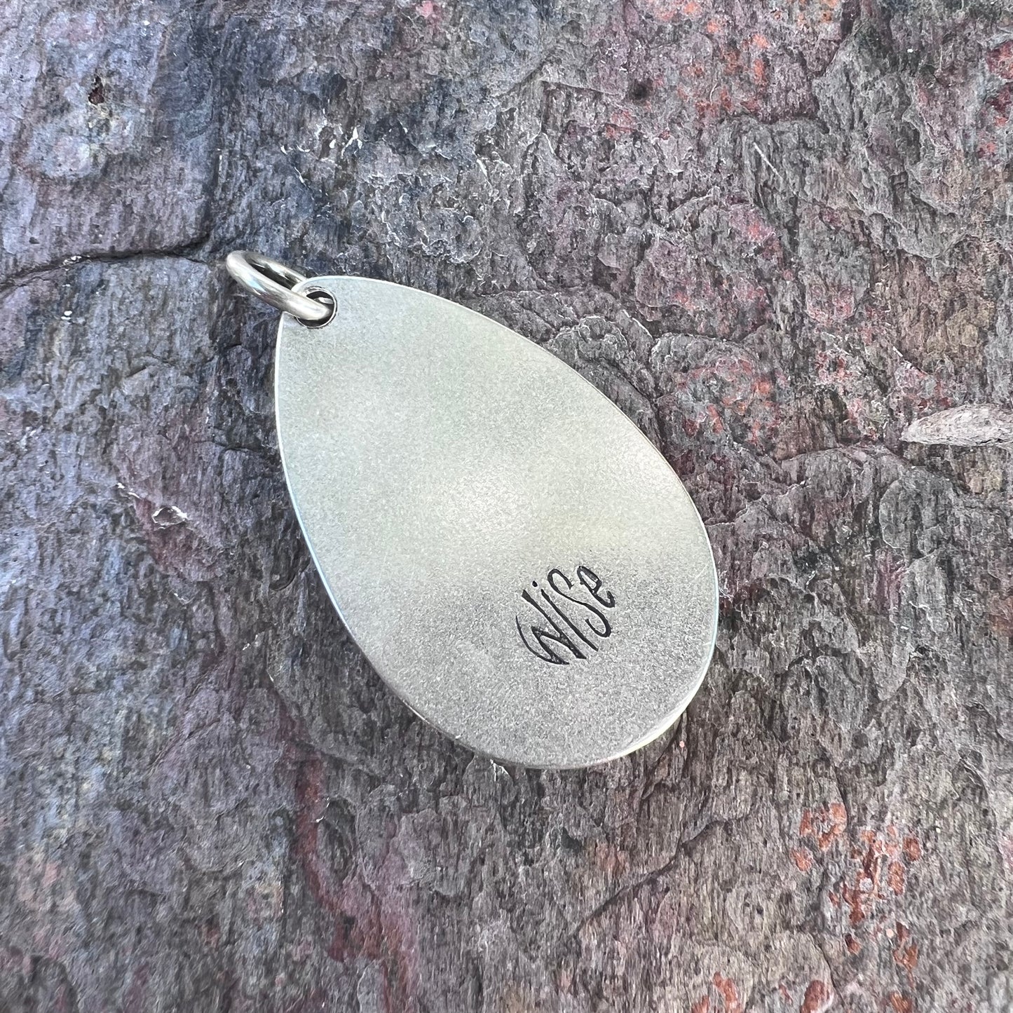 Labradorite and Agate Druzy Sterling Silver Pendant - One-of-a-Kind Handmade Pendant