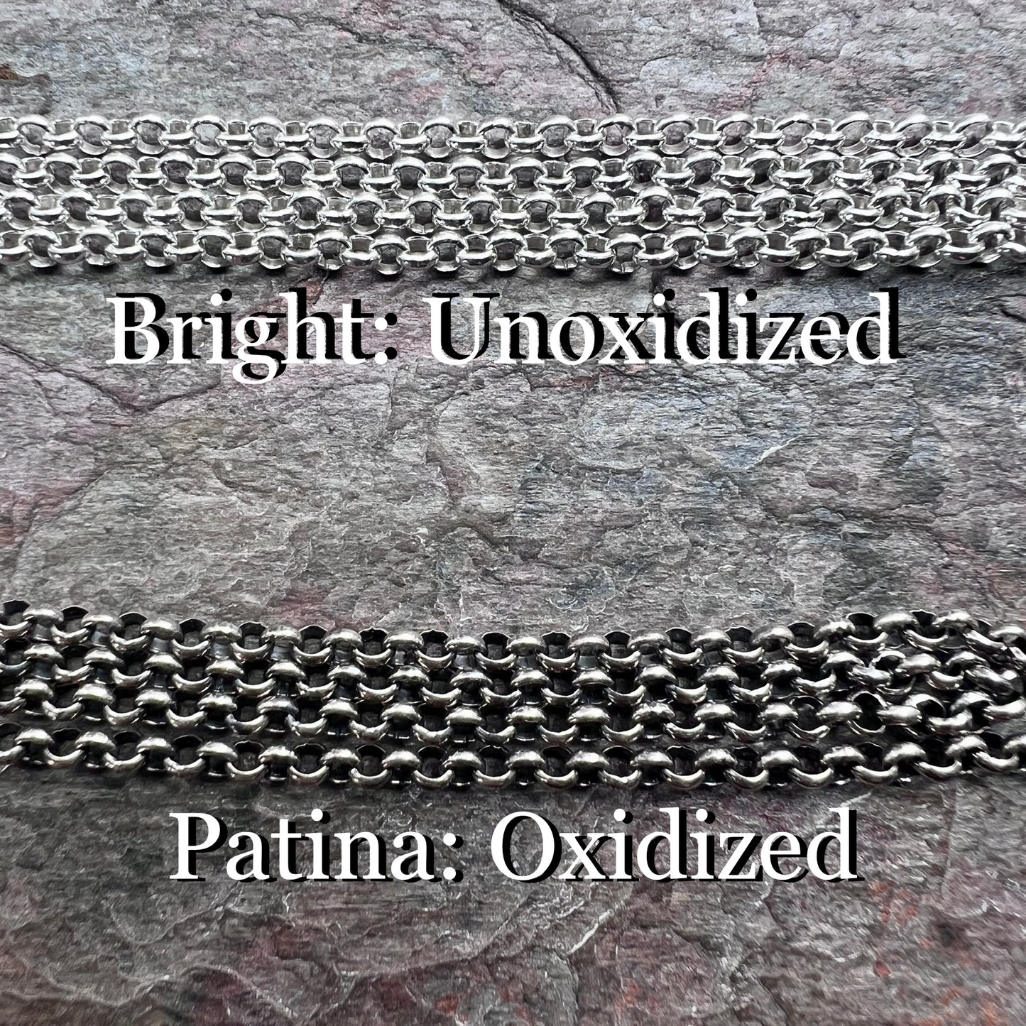 Sterling Silver 2.5mm Rolo Chain - Adjustable Chain with Extender