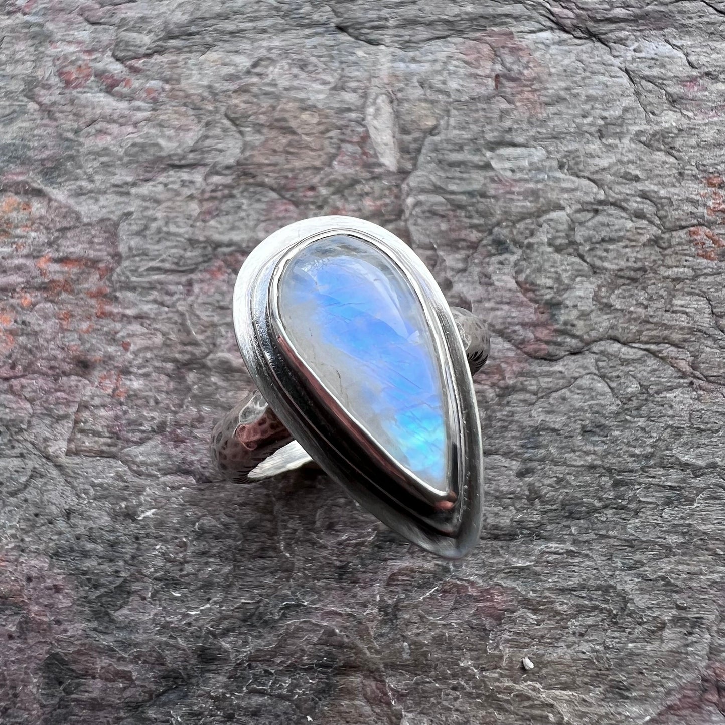 Sterling Silver Ring - Handmade One-of-a-kind Ring - Size 8