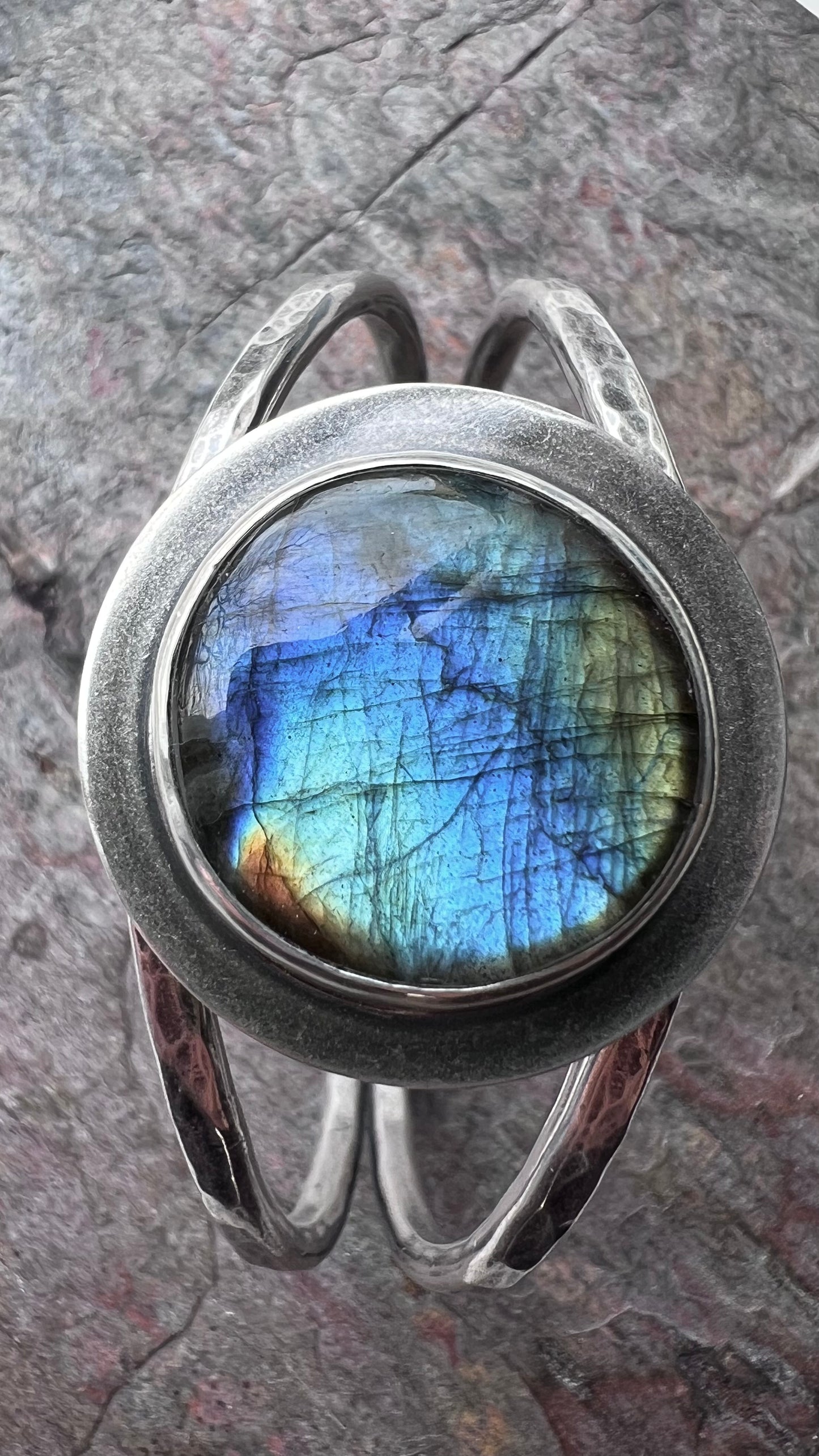 RESERVED Labradorite Sterling Silver Bracelet - Handmade One-of-a-kind Bracelet