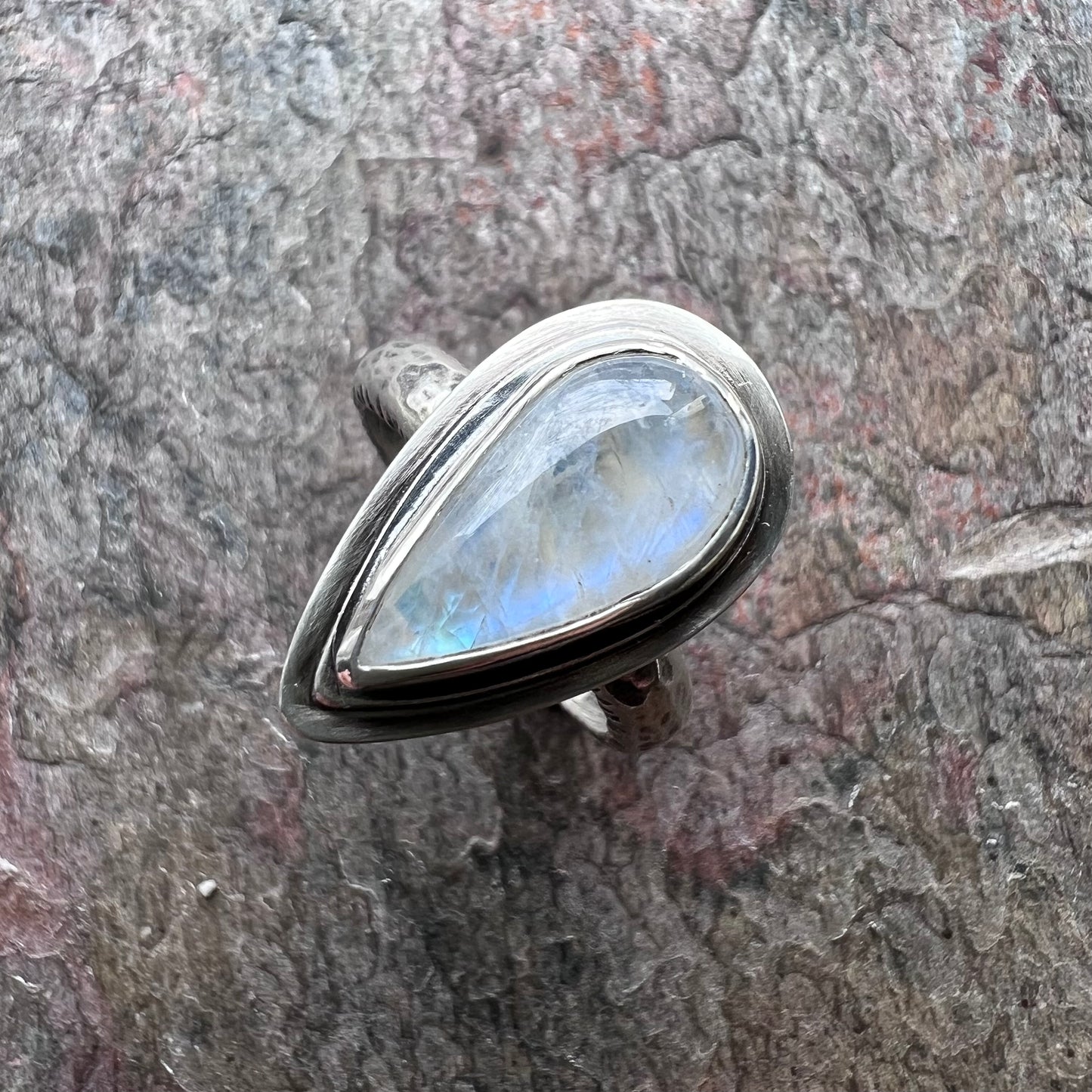 Sterling Silver Ring - Handmade One-of-a-kind Ring - Size 8