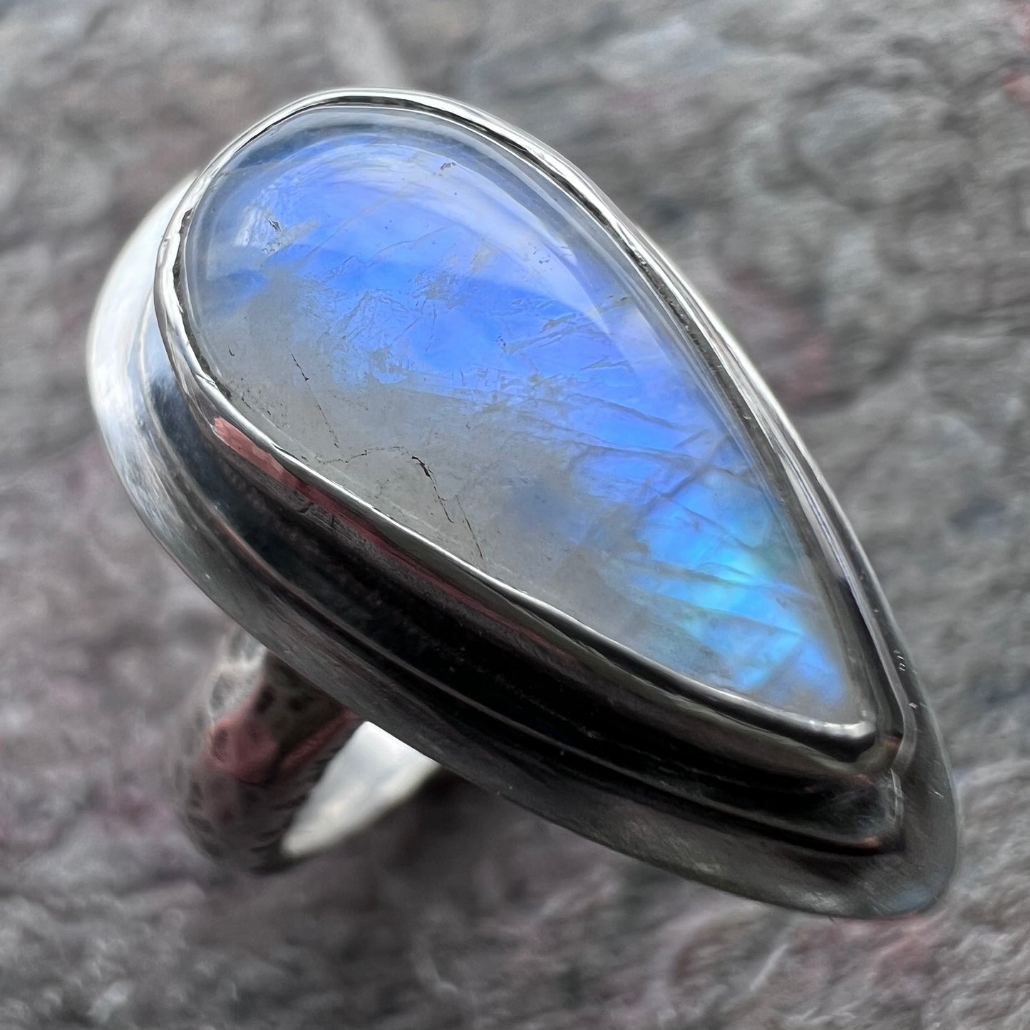 Sterling Silver Ring - Handmade One-of-a-kind Ring - Size 8