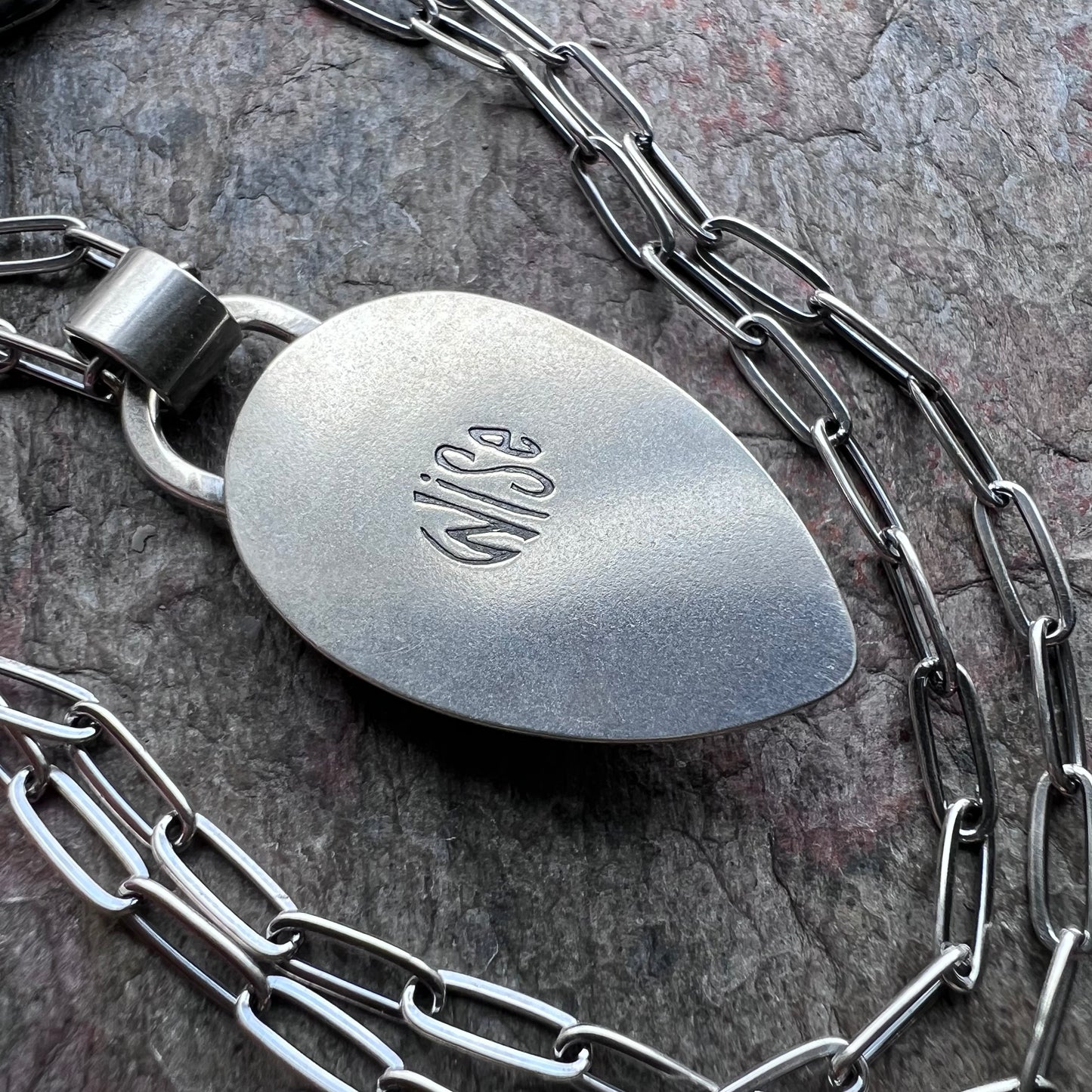 Rainbow Moonstone Sterling Silver Necklace - Handmade One-of-a-kind Pendant on Sterling Silver Chain