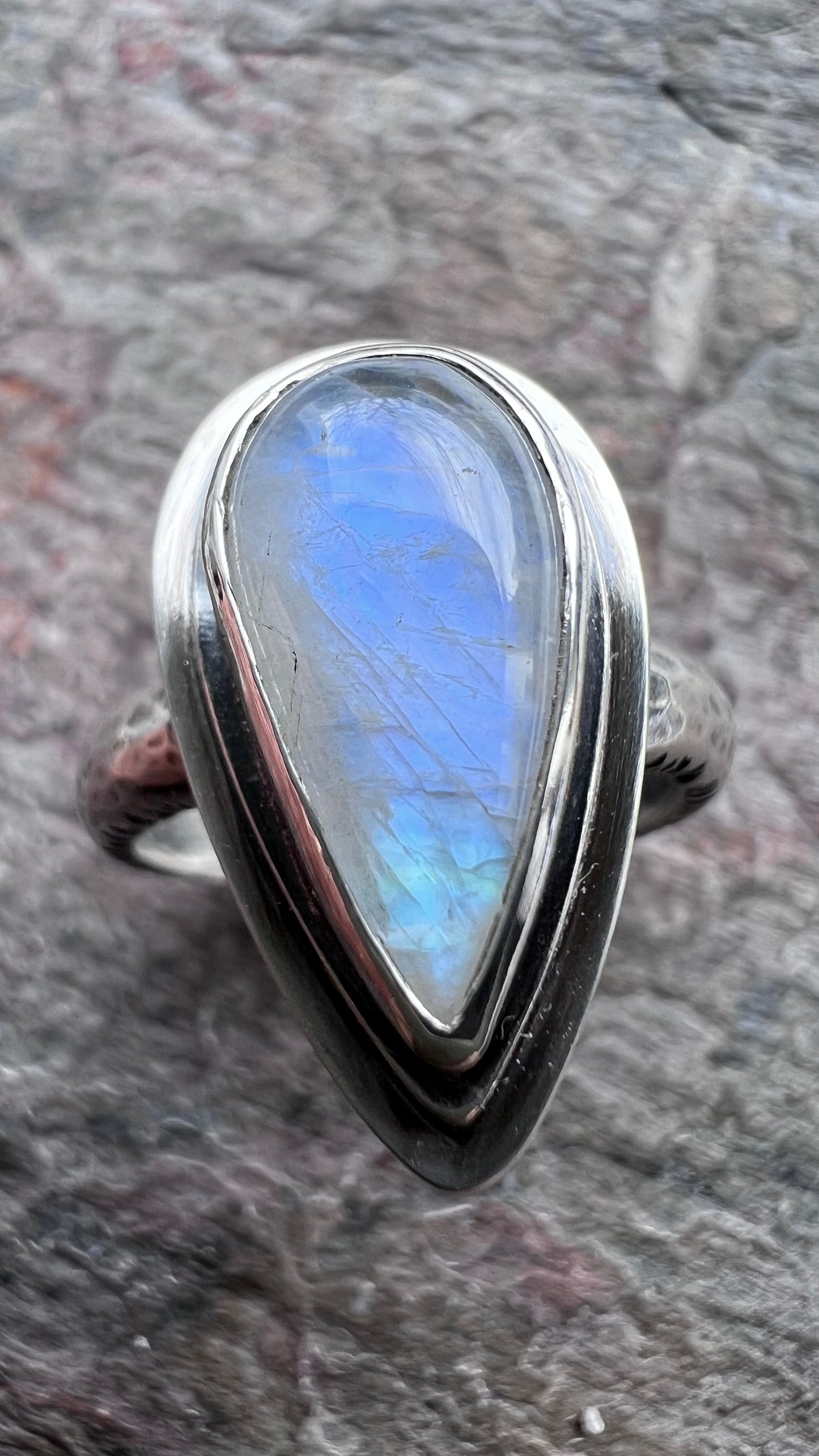 Sterling Silver Ring - Handmade One-of-a-kind Ring - Size 8