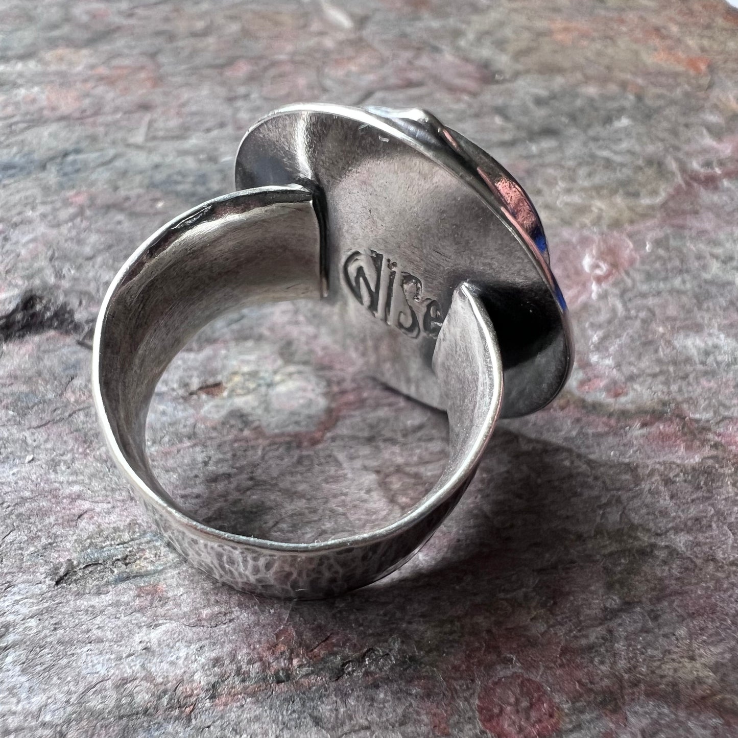 Aquamarine Sterling Silver Ring - Handmade One-of-a-kind Ring