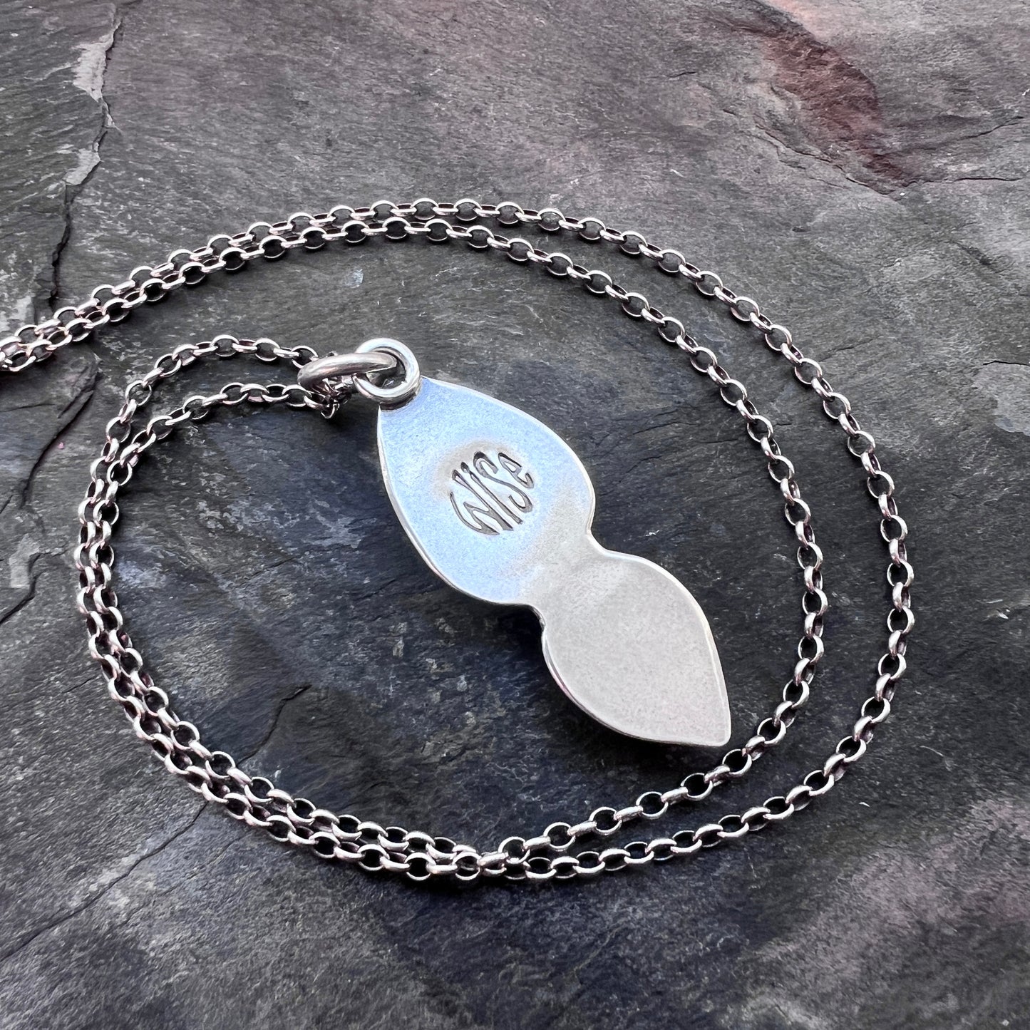 Sterling Silver Druzy and Agate Necklace | Natural Stone Teardrops Pendant