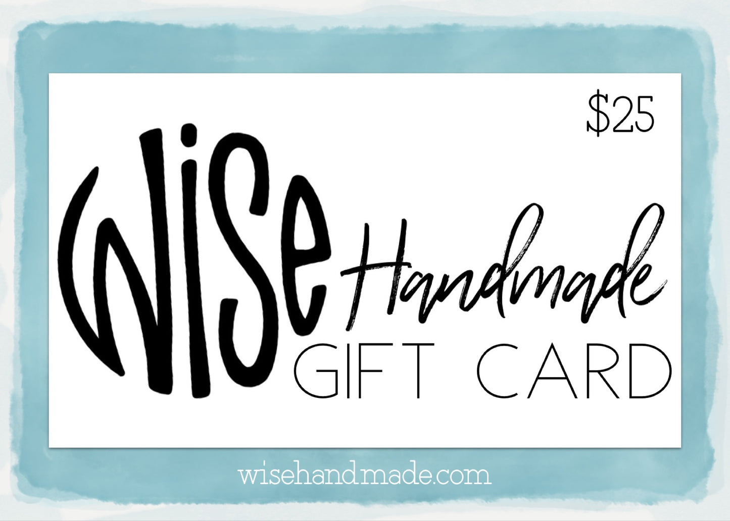 Wise Handmade Gift Card