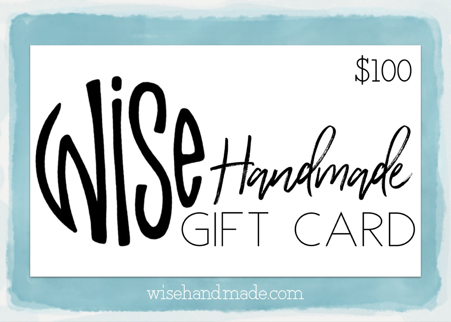 Wise Handmade Gift Card